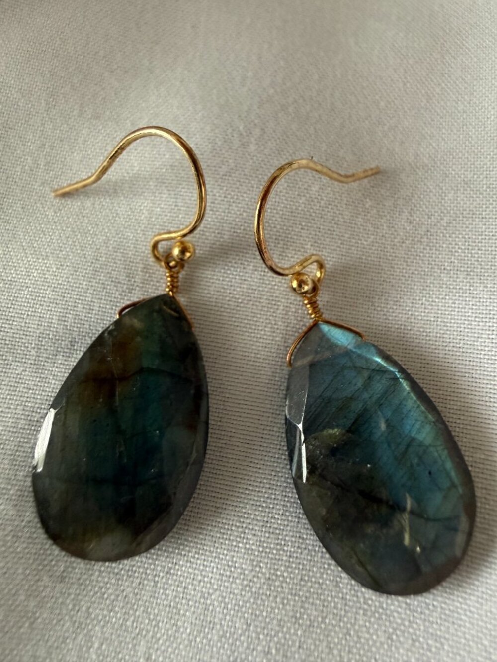 NEW Chan Luu Yasmine Labradorite Earrings